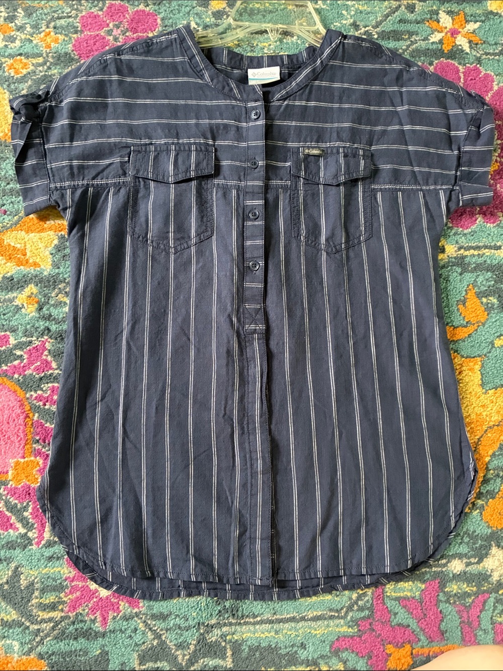 Columbia Camp Henry relaxed fit cotton top, XS, NWOT